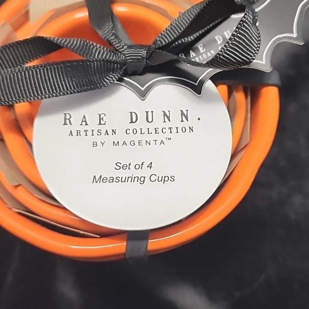 Rae Dunn Halloween Jack-o-lantern Measuring Cup Set